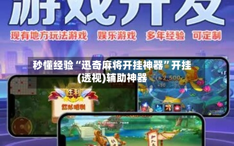 秒懂经验“迅奇麻将开挂神器	”开挂(透视)辅助神器-第2张图片