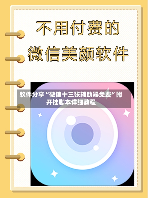 软件分享“微信十三张辅助器免费	”附开挂脚本详细教程-第2张图片