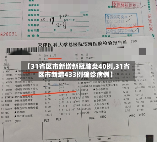 【31省区市新增新冠肺炎40例,31省区市新增433例确诊病例】