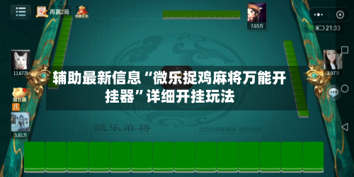 辅助最新信息“微乐捉鸡麻将万能开挂器”详细开挂玩法-第2张图片
