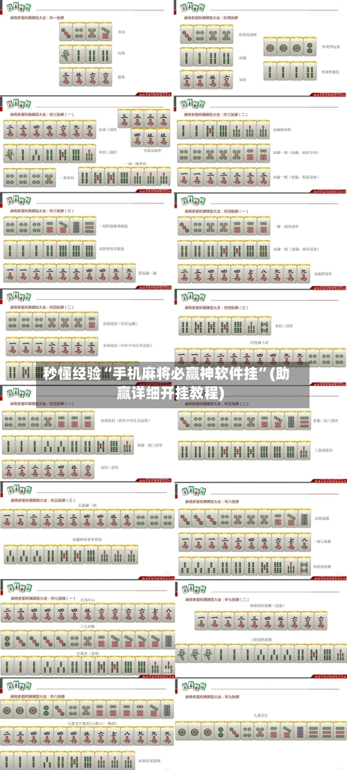 秒懂经验“手机麻将必赢神软件挂”(助赢详细开挂教程)-第2张图片
