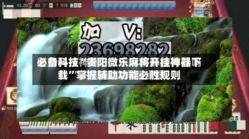 必备科技“贵阳微乐麻将开挂神器下载	”掌握辅助功能必胜规则-第3张图片