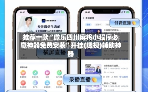 推荐一款“微乐四川麻将小程序必赢神器免费安装”开挂(透视)辅助神器-第2张图片