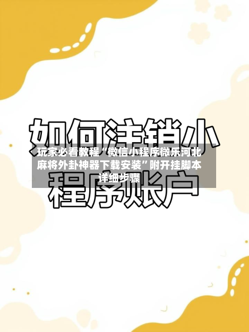 玩家必看教程“微信小程序微乐河北麻将外卦神器下载安装”附开挂脚本详细步骤-第3张图片