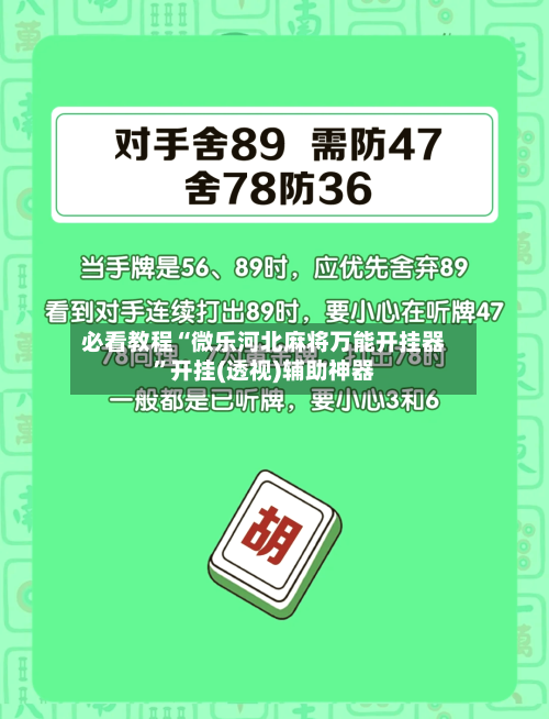 必看教程“微乐河北麻将万能开挂器”开挂(透视)辅助神器-第2张图片