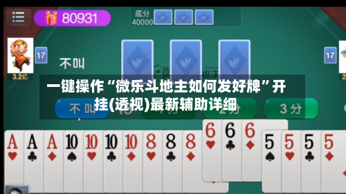 一键操作“微乐斗地主如何发好牌”开挂(透视)最新辅助详细-第3张图片