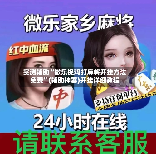 实测辅助“微乐捉鸡打麻将开挂方法免费”(辅助神器)开挂详细教程-第3张图片