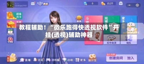 教程辅助！“微乐跑得快透视软件”开挂(透视)辅助神器-第2张图片