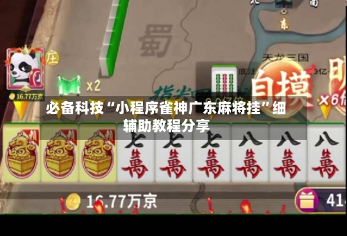 必备科技“小程序雀神广东麻将挂	”细辅助教程分享-第2张图片