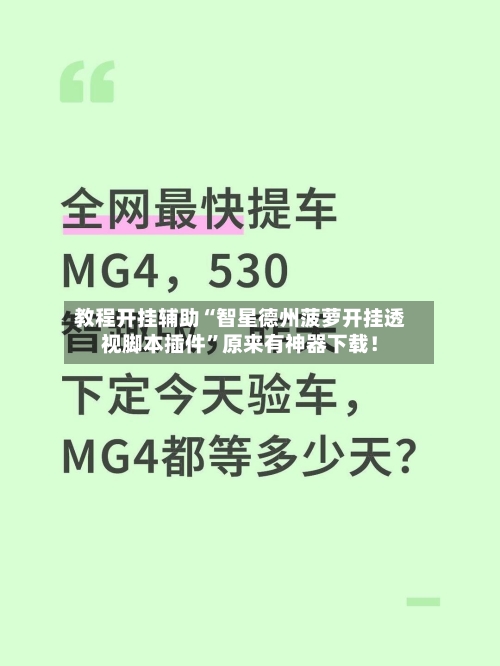 教程开挂辅助“智星德州菠萝开挂透视脚本插件”原来有神器下载！-第2张图片