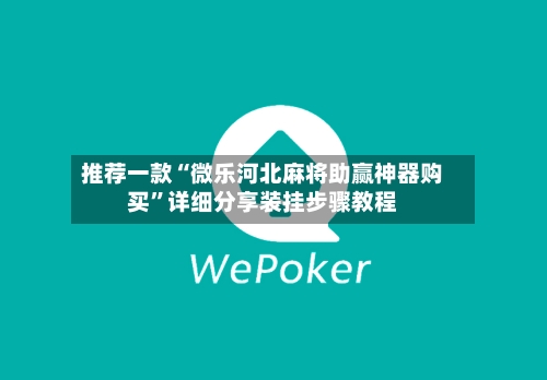 推荐一款“微乐河北麻将助赢神器购买”详细分享装挂步骤教程-第3张图片