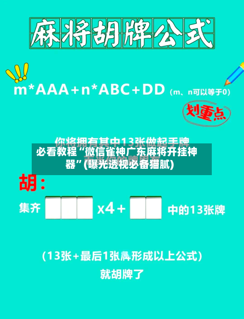必看教程“微信雀神广东麻将开挂神器	”(曝光透视必备猫腻)-第2张图片