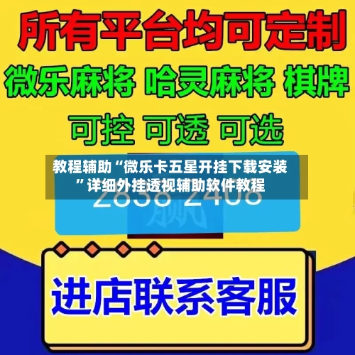 教程辅助“微乐卡五星开挂下载安装”详细外挂透视辅助软件教程-第2张图片