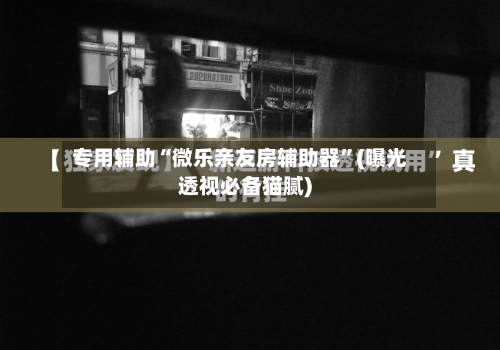 专用辅助“微乐亲友房辅助器”(曝光透视必备猫腻)-第2张图片