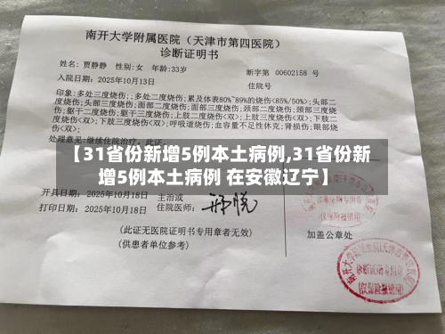 【31省份新增5例本土病例,31省份新增5例本土病例 在安徽辽宁】