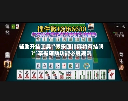 辅助开挂工具“微乐四川麻将有挂吗?”掌握辅助功能必胜规则-第2张图片