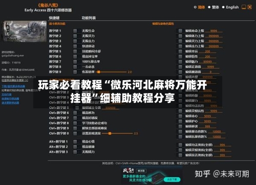 玩家必看教程“微乐河北麻将万能开挂器”细辅助教程分享-第3张图片