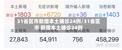 31省区市新增本土确诊24例/31省区市 新增本土确诊24例
