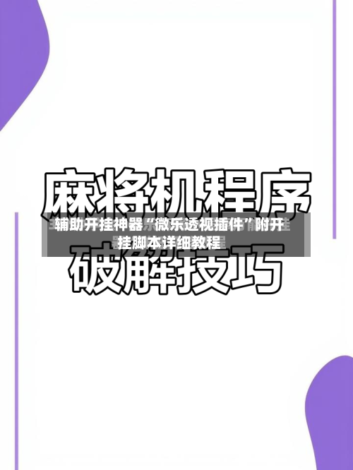 辅助开挂神器“微乐透视插件	”附开挂脚本详细教程-第2张图片