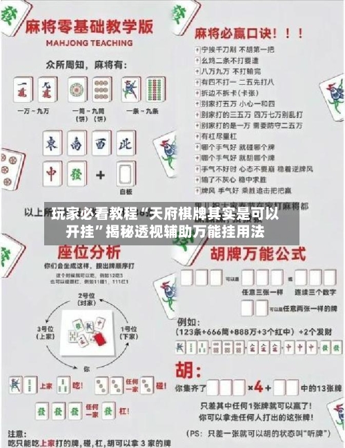 玩家必看教程“天府棋牌其实是可以开挂	”揭秘透视辅助万能挂用法-第2张图片