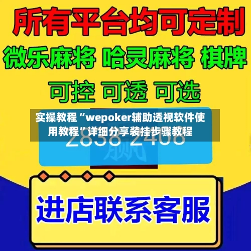 实操教程“wepoker辅助透视软件使用教程”详细分享装挂步骤教程-第2张图片
