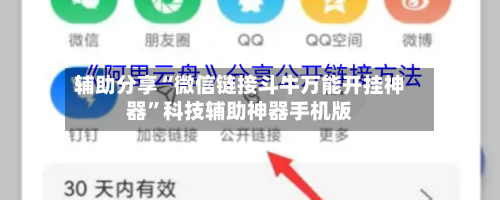 辅助分享“微信链接斗牛万能开挂神器”科技辅助神器手机版-第3张图片