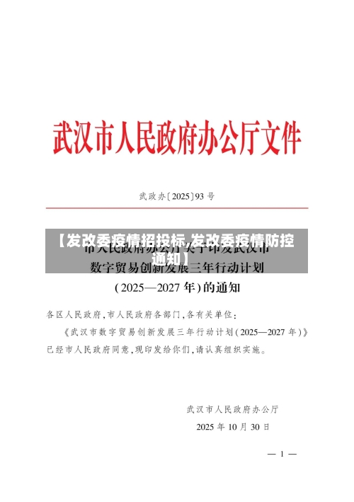 【发改委疫情招投标,发改委疫情防控通知】