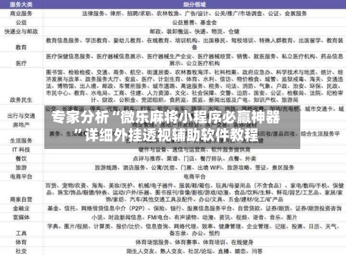 专家分析“微乐麻将小程序必赢神器	”详细外挂透视辅助软件教程-第2张图片