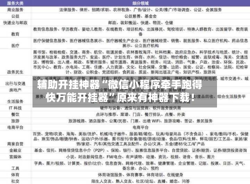 辅助开挂神器“微信小程序牵手跑得快万能开挂器”原来有神器下载！-第2张图片
