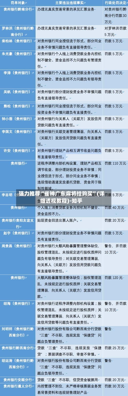 强力推荐“雀神广东麻将挂购买”(详细透视教程)-知乎-第2张图片