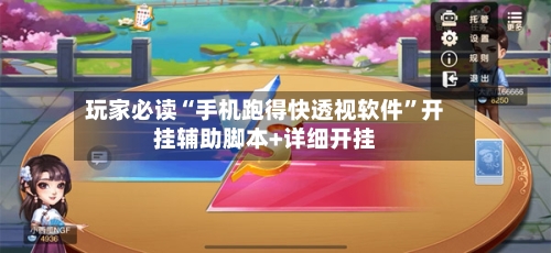 玩家必读“手机跑得快透视软件”开挂辅助脚本+详细开挂-第2张图片