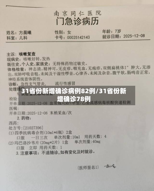 31省份新增确诊病例82例/31省份新增确诊78例-第2张图片