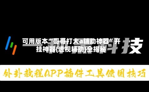 可用版本“哥哥打大a辅助神器”开挂神器{透视辅助}全揭秘-第3张图片