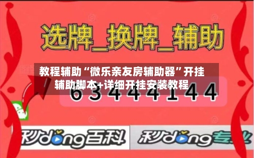 教程辅助“微乐亲友房辅助器	”开挂辅助脚本+详细开挂安装教程-第3张图片