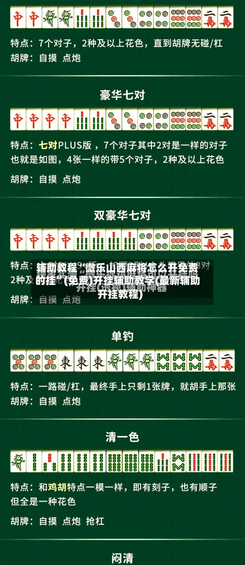 辅助教程“微乐山西麻将怎么开免费的挂	”(免费)开挂辅助教学(最新辅助开挂教程)-第3张图片