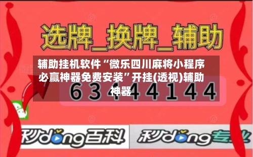 辅助挂机软件“微乐四川麻将小程序必赢神器免费安装	”开挂(透视)辅助神器-第2张图片