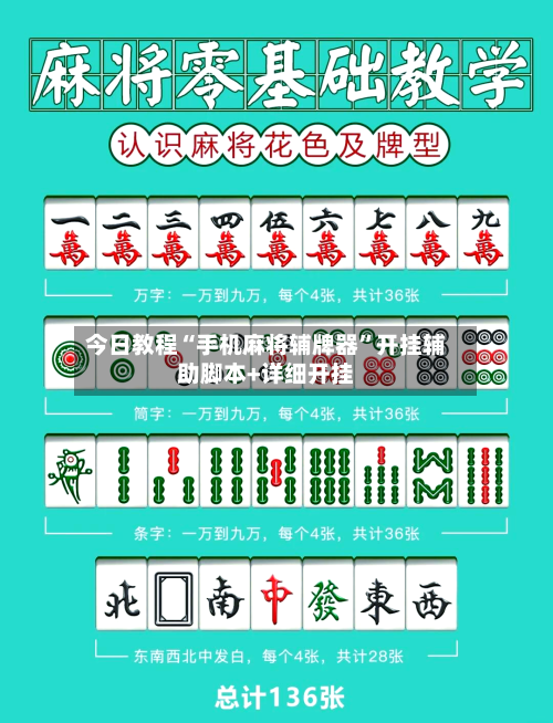 今日教程“手机麻将辅牌器”开挂辅助脚本+详细开挂