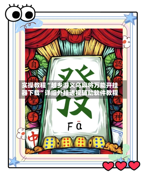 实操教程“越乡游义乌麻将万能开挂器下载	”详细外挂透视辅助软件教程-第2张图片