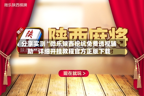 分享实测“微乐陕西挖坑免费透视辅助”详细开挂教程官方正版下载-第3张图片