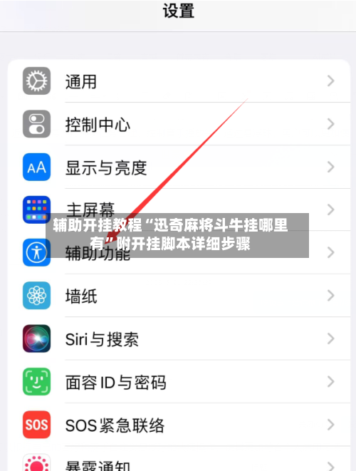 辅助开挂教程“迅奇麻将斗牛挂哪里有”附开挂脚本详细步骤-第3张图片