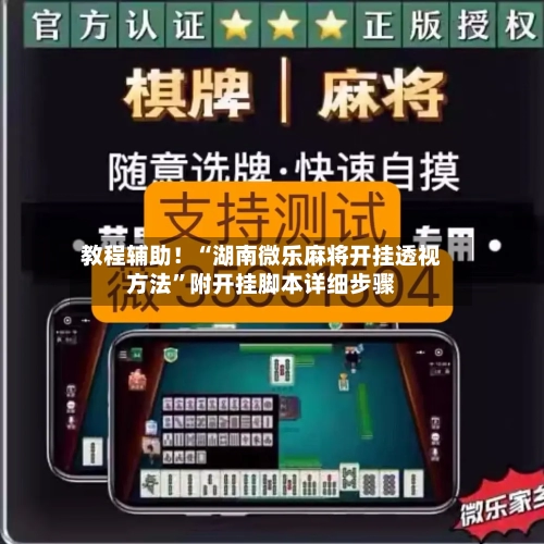 教程辅助！“湖南微乐麻将开挂透视方法	”附开挂脚本详细步骤-第2张图片