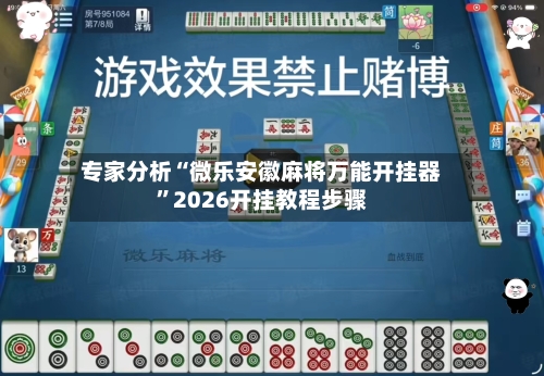 专家分析“微乐安徽麻将万能开挂器	”2026开挂教程步骤-第2张图片
