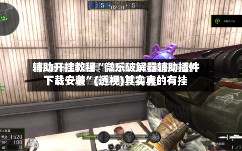 辅助开挂教程“微乐破解器辅助插件下载安装”(透视)其实真的有挂-第2张图片