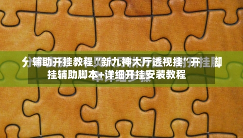 辅助开挂教程“新九神大厅透视挂”开挂辅助脚本+详细开挂安装教程-第2张图片