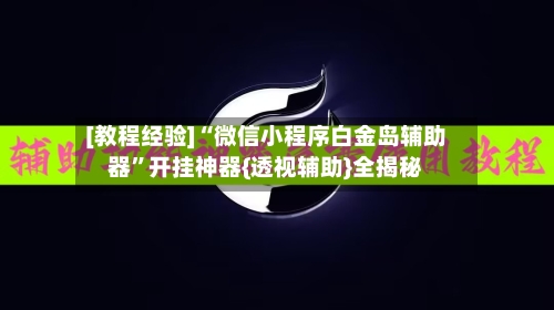[教程经验]“微信小程序白金岛辅助器”开挂神器{透视辅助}全揭秘-第2张图片