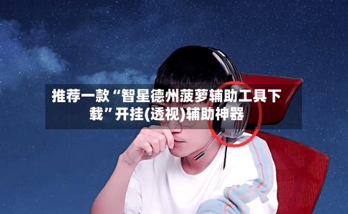 推荐一款“智星德州菠萝辅助工具下载”开挂(透视)辅助神器-第3张图片