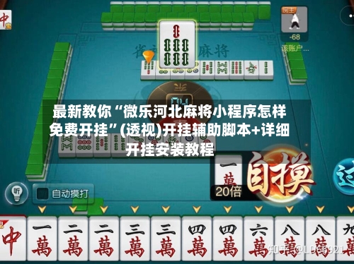 最新教你“微乐河北麻将小程序怎样免费开挂	”(透视)开挂辅助脚本+详细开挂安装教程-第2张图片