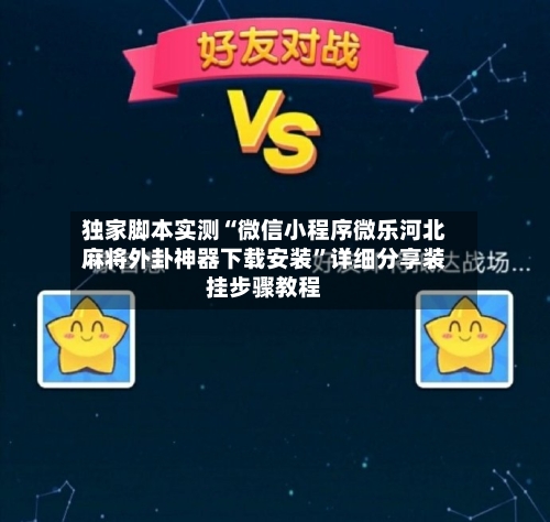 独家脚本实测“微信小程序微乐河北麻将外卦神器下载安装”详细分享装挂步骤教程-第2张图片