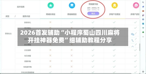 2026首发辅助“小程序蜀山四川麻将开挂神器免费”细辅助教程分享-第2张图片