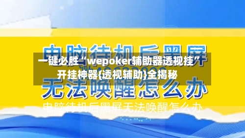 一键必胜“wepoker辅助器透视挂	”开挂神器{透视辅助}全揭秘-第3张图片